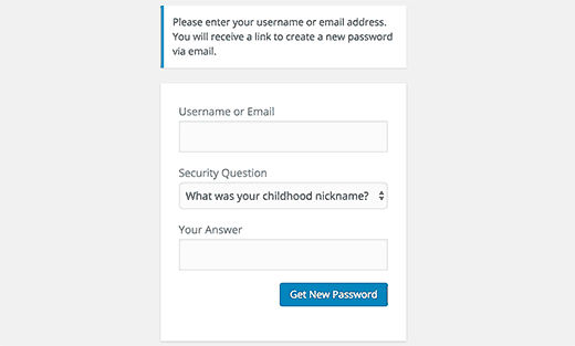 نحوه اضافه کردن سوالات امنیتی به صفحه ورود وردپرس